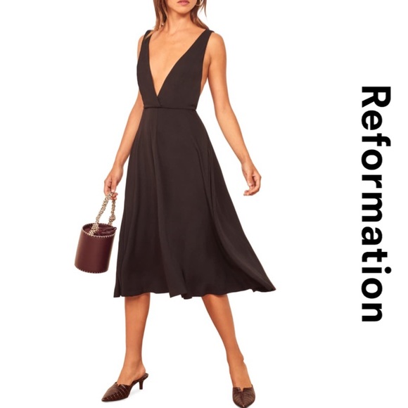 NWT Reformation Midi Dress - Picture 4 of 12